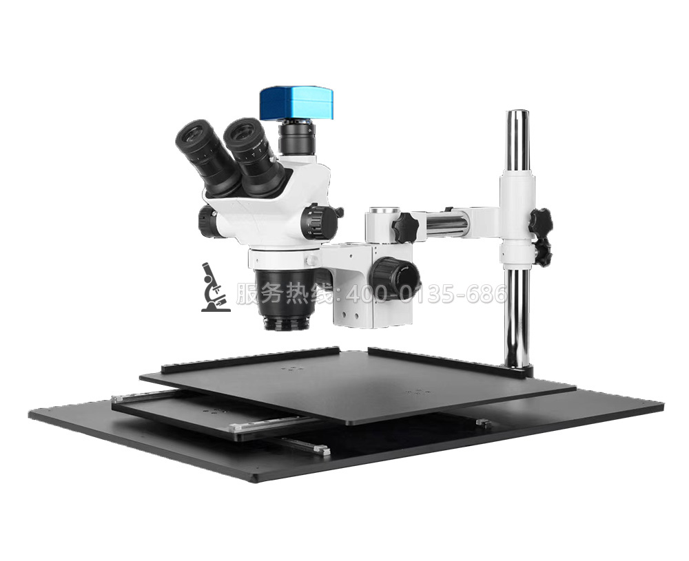 XTD-6745Y檢查顯微鏡配有二維移動工作臺可放8寸晶圓
